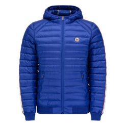 Kurtka JOTT COLIN Niebieski. Niebieskie kurtki męskie Jott, m, bez wzorów, z tkaniny, bez kaptura. Za 404.99 zł.