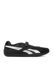 Reebok Baleriny EOSS-ULTRA LO MARY JANE 100261002 Czarny. Czarne balerinki damskie Reebok, bez wzorów, z materiału, bez obcasa, bez zapięcia. Za 299.99 zł.