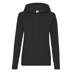 Bluza Damska Z Kapturem. Czarne bluzy damskie fruit of the loom, m, bez wzorów, bez ramiączek, z kapturem. Za 104.99 zł.