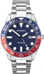 Zegarek Sekonda Zegarek męski Sekonda 30196 srebrny. Szare zegarki męskie Sekonda, bez wzorów, srebrne. Za 260.00 zł.
