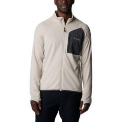 Męski sweter polarowy Columbia Triple Canyon Full Zip. Brązowe swetry męskie Columbia, m, bez wzorów, z polaru, sportowe, bez kołnierzyka, bez ramiączek. Za 399.00 zł.