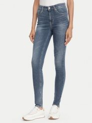 Tommy Jeans Jeansy Nora DW0DW23086 Niebieski Skinny Fit. Niebieskie jeansy damskie Tommy Jeans, bez wzorów, z bawełny. Za 449.99 zł.
