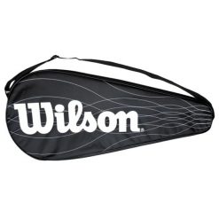 Torba sportowa unisex Wilson Cover Performance Racquet Bag pojemność 10 L. Białe torby sportowe męskie Wilson, bez wzorów. Za 65.00 zł.