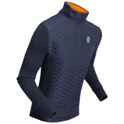 Sweter rozpinany do połowy Daehlie Sportswear Comfy 2.0. Niebieskie swetry męskie DAEHLIE, bez wzorów, sportowe, bez kołnierzyka, bez ramiączek. Za 667.50 zł.