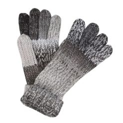 Damskie Rękawiczki Dzianinowe Frosty Gloves VI. Czarne rękawiczki damskie Regatta, bez wzorów, z dzianiny. Za 42.99 zł.