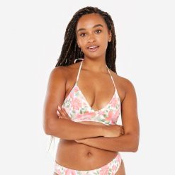 Góra kostiumu kąpielowego surfingowego damska Roxy Daisy. Brązowe bikini Roxy, xl, bez wzorów, z elastanu. Za 159.99 zł.