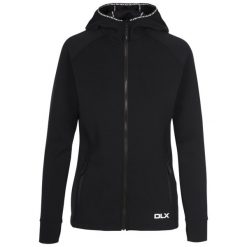 Dlx Anais - Damska bluza z kapturem Dlx w kolorze czarnym. Czarne bluzy damskie DLX, bez wzorów, bez ramiączek, z kapturem. W wyprzedaży za 203.40 zł.