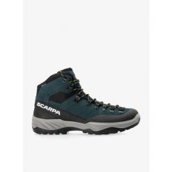 Buty turystyczne męskie Scarpa Boreas GTX. Zielone buty zimowe męskie Scarpa, bez wzorów, bez obcasa, bez zapięcia. Za 685.99 zł.