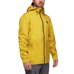 Kurtka przejściowa męska Black Diamond Stormline Stretch Rain Shell. Żółte kurtki męskie Black Diamond, m, bez wzorów, sportowe, bez kaptura. Za 369.99 zł.