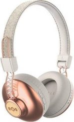 Słuchawki Marley Positive Vibration (EM-JH133-CP) złote. Żółte słuchawki bezprzewodowe MARLEY. Za 251.39 zł.