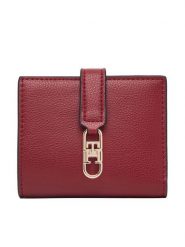 Tommy Hilfiger Portfel Th Libre Bifold AW0AW18934 Czerwony. Czerwone portfele damskie Tommy Hilfiger, ze skóry. Za 269.99 zł.