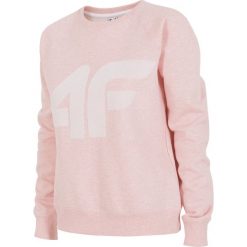 Bluza damska BLD002 - jasny róż melanż. Czerwone bluzy damskie 4F, na lato, bez wzorów, z bawełny, bez ramiączek, bez kaptura. W wyprzedaży za 99.99 zł.