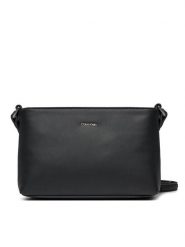 Calvin Klein Torebka Ck Must Xbody Md K60K610927 Czarny. Czarne listonoszki damskie Calvin Klein, bez wzorów, ze skóry, bez dodatków. Za 409.99 zł.