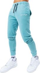 Justhype Justhype Acid Wash Joggers TWLR-138 Niebieskie L. Niebieskie spodnie sportowe męskie Justhype, l, bez wzorów. Za 167.74 zł.
