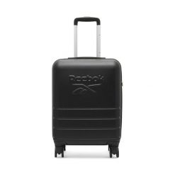 Walizka kabinowa Reebok. Czarne walizki damskie Reebok, bez wzorów. Za 259.99 zł.