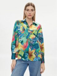 Liu Jo Koszula CA4406 TS017 Kolorowy Regular Fit. Koszule damskie Liu Jo, bez wzorów, z syntetyku, bez kołnierzyka, bez ramiączek. Za 389.99 zł.