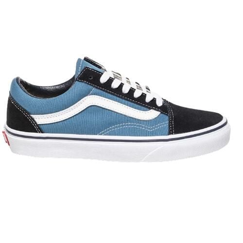 Buty na deskorolkę dla dorosłych Vans Old Skool. Niebieskie buty sportowe męskie Vans, bez wzorów, z materiału, bez zapięcia, vans old skool. Za 339.60 zł.