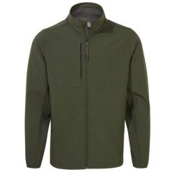 Męska Kurtka Soft Shell Expert Basecamp. Zielone kurtki męskie Craghoppers, m, bez wzorów, z softshellu, bez kaptura, trekkingowe. Za 239.99 zł.