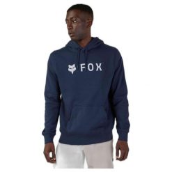 Bluza z kapturem męska Fox Absolute Fleece Po. Niebieskie bluzy męskie FOX, m, bez wzorów, casualowe, bez ramiączek, z kapturem. Za 245.99 zł.