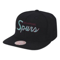 Czapka typu snapback San Antonio Spurs NBA Champ Year Trophy Hwc. Czarne czapki damskie Mitchell & Ness, bez wzorów, sportowe. Za 225.00 zł.