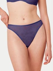 Triumph Stringi Bright Spotlight 10216476 Niebieski. Niebieskie majtki damskie Triumph, z syntetyku. Za 39.99 zł.