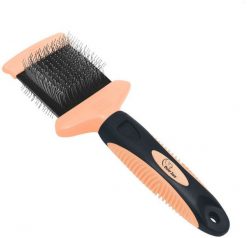 Pet Nova Over Zoo Szczotka dwustronna elastyczna do delikatnej pielęgnacji sierści psa lub kota S. Golarki i trymery PET-NOVA. Za 27.99 zł.