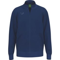 Bluza Erima Premia Training. Niebieskie bluzy damskie Erima, m, bez wzorów, z bawełny, eleganckie, bez ramiączek, bez kaptura. Za 304.50 zł.