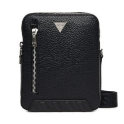 Saszetka Guess. Czarne saszetki i nerki męskie Guess, z aplikacjami. Za 279.99 zł.