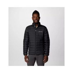 Kurtka puchowa Columbia Lake 22 II Down Jacket - black S. Czarne kurtki sportowe męskie Columbia, na zimę, m, bez wzorów, z puchu, bez kaptura, narciarskie. Za 428.39 zł.