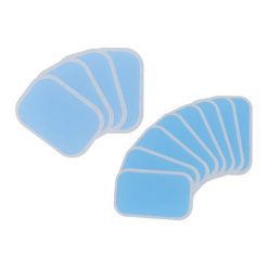 Gel Pads - 12 sztuk. Niebieskie paski damskie HMS, bez wzorów. Za 39.50 zł.
