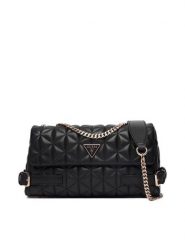 Guess Torebka Paisleigh HWQG98 83210 Czarny. Czarne torebki do ręki damskie Guess, z aplikacjami, ze skóry, bez dodatków. Za 589.99 zł.