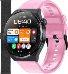 Smartwatch Enter SAT.14.239.144-SET Różowy. Czerwone zegarki smartwatch Enter, bez wzorów. Za 299.00 zł.
