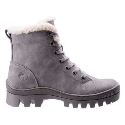 Buty Iguana Imilia Mid 92800555600 szare. Szare botki damskie bez wzorów, z gumy, klasyczne, bez obcasa, bez zapięcia. Za 367.54 zł.