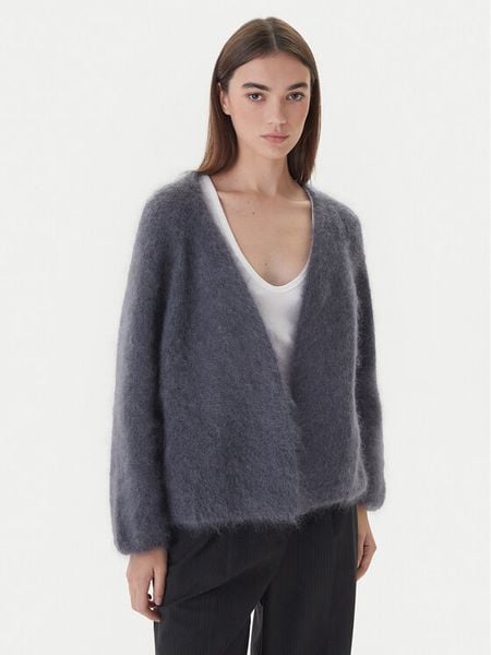 Dixie Kardigan M277Y072A 3906 Szary Regular Fit. Szare kardigany damskie Dixie, l, bez wzorów, z wełny, bez kołnierzyka. Za 539.99 zł.