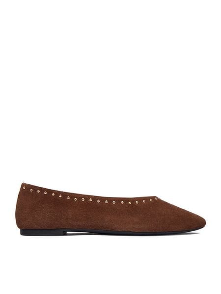 Lasocki Baleriny CEO-4317D-01 LSCK Brązowy. Brązowe balerinki damskie Lasocki, bez wzorów, ze skóry, bez obcasa, bez zapięcia. Za 179.99 zł.