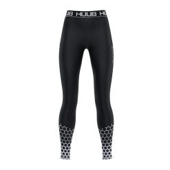 Legginsy kompresyjne damskie HUUB Compression Tights. Czarne legginsy damskie Huub, bez wzorów, z elastanu. Za 239.99 zł.
