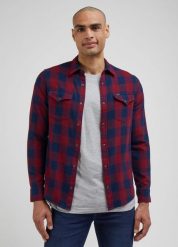 LEE CLEAN WESTERN SHIRT MĘSKA KOSZULA Z DŁUGIM RĘKAWEM W KRATĘ KRATA PORT CHECK L66RRRA84. Koszule męskie Lee, l, bez wzorów, bez kołnierzyka, bez ramiączek. Za 129.99 zł.