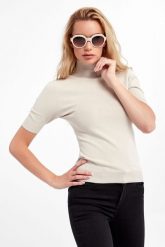 Top BLUGIRL BLUMARINE. Topy damskie Blugirl Blumarine, l, bez wzorów, bez kołnierzyka, bez ramiączek. W wyprzedaży za 528.57 zł.