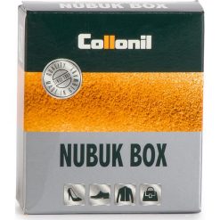 Gumka do nubuku oraz zamszu COLLONIL - Nubuk Box. Piżamy męskie Collonil, bez wzorów, z nubiku, bez kołnierzyka, bez ramiączek. Za 20.00 zł.