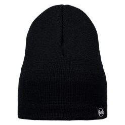 Czapka BUFF KNITTED & FLEECE BAND BEANIE LILON SHORT. Czarne czapki męskie Buff, bez wzorów. W wyprzedaży za 83.93 zł.