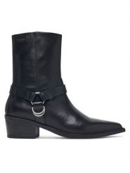 Vagabond Shoemakers Kowbojki Kelsey 6210-001-20 Czarny. Czarne botki damskie Vagabond Shoemakers, bez wzorów, ze skóry, bez obcasa, na słupku, bez zapięcia. Za 779.99 zł.