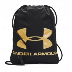 Worek/plecak Under Armour Sackpack. Czarne plecaki męskie Under Armour, bez wzorów, z materiału, sportowe. Za 117.99 zł.