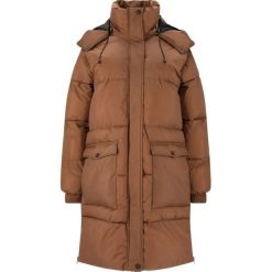 Parka dla kobiet Whistler Amatos. Brązowe parki damskie Whistler, uniwersalny, bez wzorów, z materiału, bez kaptura. Za 357.50 zł.
