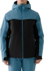 Kurtka narciarska męska 4f Kurtka narciarska męska 4F M0787 czarno-niebieska 4FWAW25TTJAM0787 46S XL. Czarne kurtki sportowe męskie 4F, m, bez wzorów, bez kaptura, narciarskie. Za 233.98 zł.