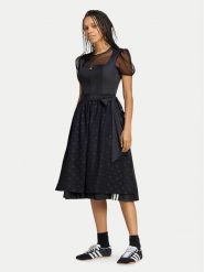 Adidas Sukienka codzienna Dirndl Dress LG2246 Czarny Regular Fit. Czarne sukienki damskie Adidas, na co dzień, bez wzorów, z syntetyku, bez kołnierzyka, bez ramiączek, proste. Za 1,799.00 zł.