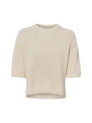 Opus Sweter - Padmy Kobiety Bawełna (100%) beżowy, S. Brązowe swetry nierozpinane damskie Opus, s, bez wzorów, z bawełny, eleganckie, bez kołnierzyka, bez ramiączek. Za 279.95 zł.