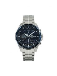 Casio Zegarek Edifice EFR-556DB-2AVUEF Srebrny. Szare zegarki męskie Casio, bez wzorów, metalowe. Za 630.99 zł.