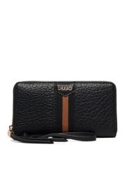 Liu Jo Portfel AF6101 E1146 Czarny. Czarne portfele damskie Liu Jo, ze skóry. Za 339.99 zł.