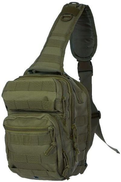 Plecak na Ramię Mil-Tec Small Assault 8L Olive. Zielone plecaki męskie Mil-Tec, bez wzorów. Za 185.30 zł.