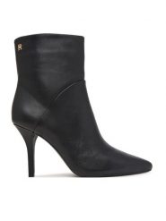 Tommy Hilfiger Botki High Heel Clean Ankle Boot FW0FW09624 Czarny. Czarne botki damskie Tommy Hilfiger, bez wzorów, ze skóry, bez obcasa, na szpilce, bez zapięcia. Za 749.99 zł.